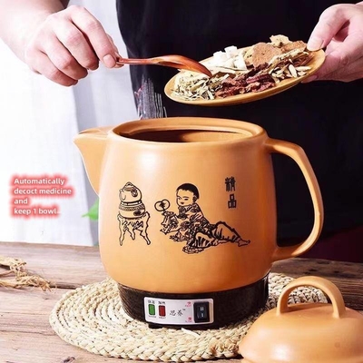 Charakteristische Braune Operation Kochen Medizin Haushalt Portable Health Pot für zu Hause