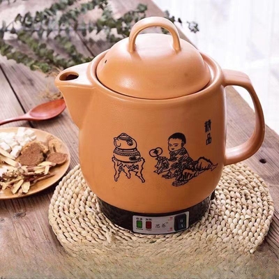 Charakteristische Braune Operation Kochen Medizin Haushalt Portable Health Pot für zu Hause