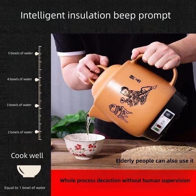 Charakteristische Braune Operation Kochen Medizin Haushalt Portable Health Pot für zu Hause