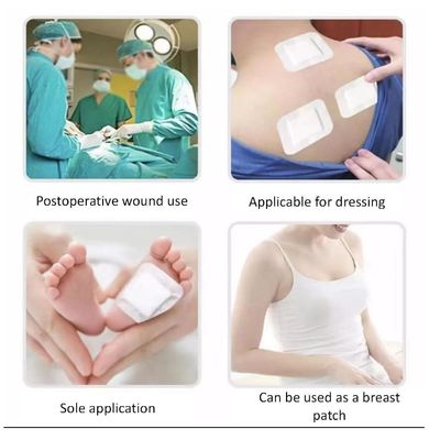 40 Tabletten Medizinisches Atmungsanwendbares Wundverband mit Pad GB/T18830-2009 Standard