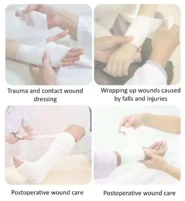 Medizinische Baumwolle Große Rolle 5cm*600cm mit Jumbo Chirurgische Sterile Hydrophile Gaze Roll