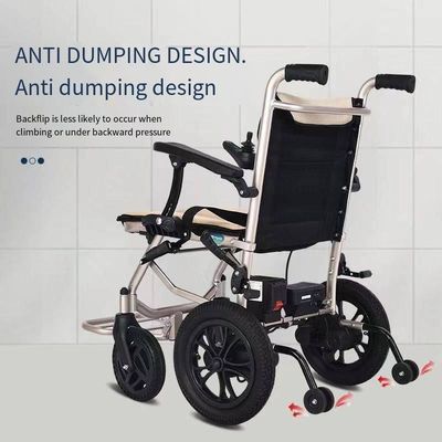 Professioneller klappbarer elektrischer Rollstuhl mit intelligenter elektromagnetischer Bremse