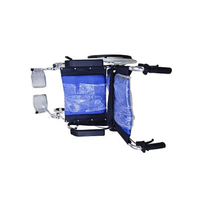 Multifunktionaler Rollstuhl aus handgeführtem Stahl 79*28*73cm 12,7kg Benutzerfreundliches Design