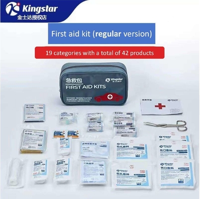 Notfall-Rettungsanlage Erste-Hilfe-Kiste mit zwei Griffe Auto-Reise-Portable Medical Bag