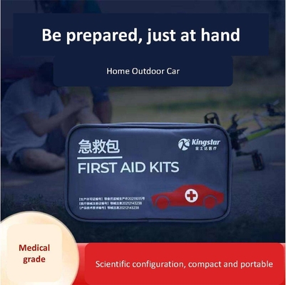 Notfall-Rettungsanlage Erste-Hilfe-Kiste mit zwei Griffe Auto-Reise-Portable Medical Bag