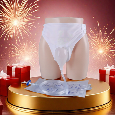 Maßgeschneiderte externe Harnkatheter Tragbare Luxus-Urinbeutel 2000 ml für medizinische Zwecke