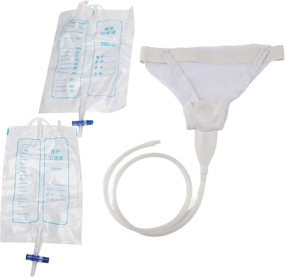 Instrumentenklassifizierung Klasse I Abnehmbare Plastik-Urin-Luxus-Urin-Drainage-Tasche