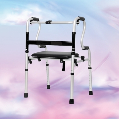 Leichtgewicht Aluminium Orthopädischer Gehbehälter für Erwachsene ohne Räder und Kissen aus PP Material