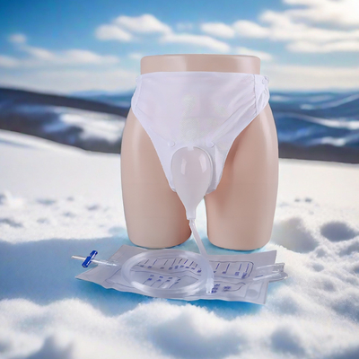 Abnehmbare Kunststoffentwässerung für Kinder Urinbeutel