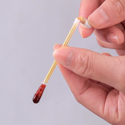 Medizinische Flüssigkeit Baumwoll-Swab-Stick Desinfektionsart Ferninfrarot-Sterilisationszeit 1 min
