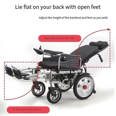CE ISO 13485 zertifizierter 500W Motorrad-Transfer-Stuhl mit Hammock-Ladengewicht 120kg