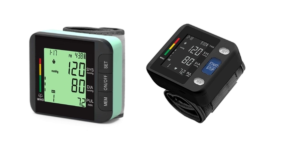 Tragbares intelligentes elektronisches Digital-Sphygmomanometer für das Handgelenk und eine Haltbarkeit von 5 Jahren