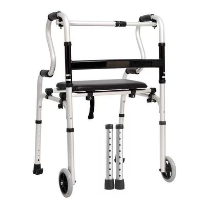 18/0kg Lasttragende vierbeinige Gehhilfe-Roller mit leichtem Aluminiumrahmen
