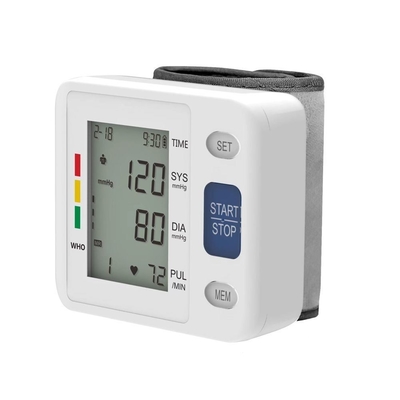 Handgelenksphygmomanometer mit automatischem digitalen Display und Herzerregelmäßigkeiten