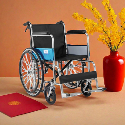 20 Zoll manueller Rollstuhl für Behinderte aus Standardstahl