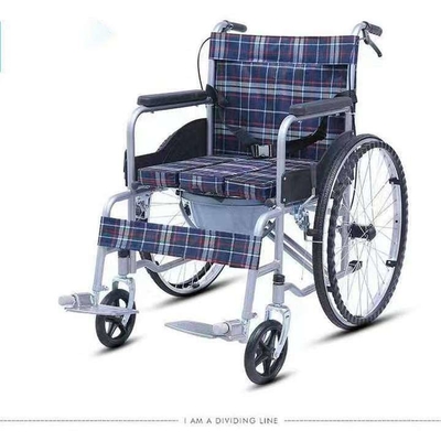 2024 Design Top-Seller Klappstuhl Standard-Rollstuhl mit Atemberaubendem Stoffkissen