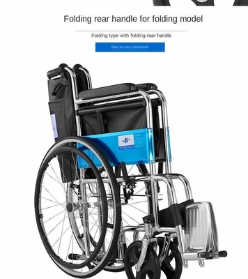 Professioneller tragbarer, leichter manueller Rollstuhl für behinderte Personen, die zu Hause stehen