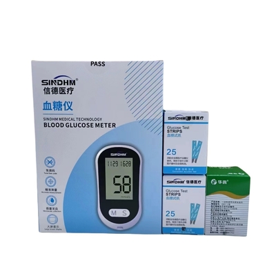 Selbstprüfung Leistung 2 Mikroskala Sammlung Portable Blutzucker Monitoring Kit