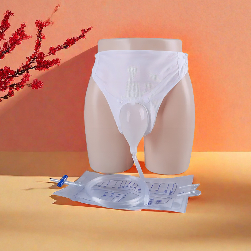 CE-zertifizierte Plastik-Urinal-Sammlung Doppelhanger-Meter-Urinbeutel für alle Jahreszeiten