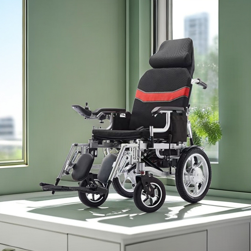 Leichtgewicht Aluminium elektrischer Rollstuhl 250W*2 Motoren und Gesamtmaße 108*67*91cm