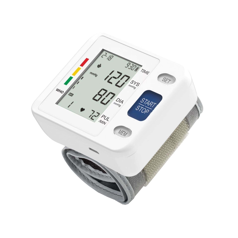 2.2 Zoll Bildschirmgröße Elektrische Kunststoffe Aneroid Elektronisches Sphygmomanometer für Zuhause