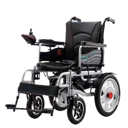 24 V Spannung Leichtgewicht Klappkraft Elektrischer Rollstuhl für die Rehabilitation älterer Menschen