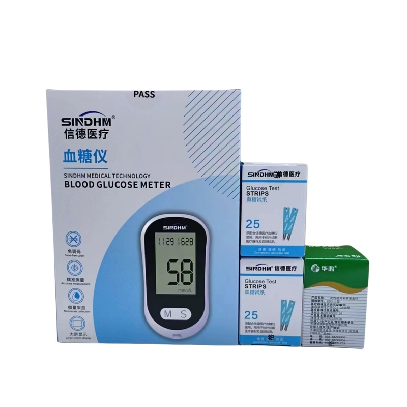 Selbstprüfung Leistung 2 Mikroskala Sammlung Portable Blutzucker Monitoring Kit